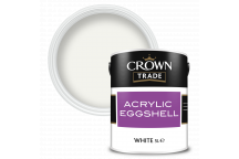5L Crown Trade Acrylic Eggshell White