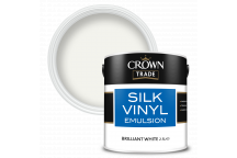 2.5L Crown Trade Vinyl Silk Brilliant White