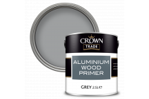 2.5L Crown Trade Aluminium Wood Primer Grey