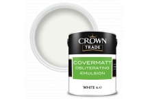 5L Crown Trade Covermatt Obliterating Emulsion Whi