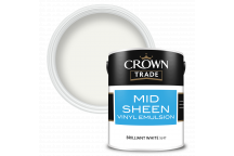 5L Crown Trade Mid Sheen  Brilliant White