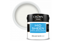 2.5L Crown Trade Mid Sheen  Brilliant White