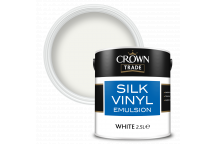 2.5L Crown Trade Vinyl Silk White