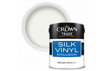 5L Crown Trade Vinyl Silk Brilliant White