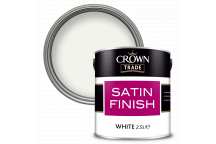 2.5L Crown Trade  Satin Finish White