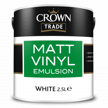 2.5L Crown Trade Matt Vinyl White
