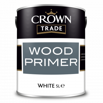 5L Crown Trade Wood Primer White