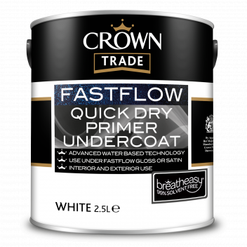 2.5L Crown Trade Fastflow Primer Undercoat White