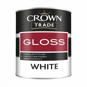 1L Crown Trade Full Gloss White