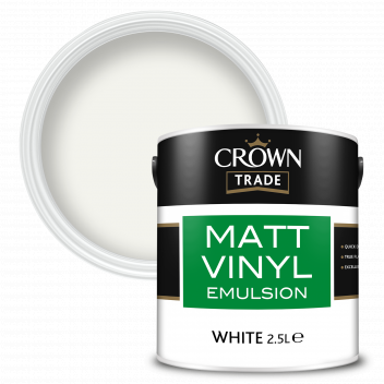 2.5L Crown Trade Matt Vinyl White