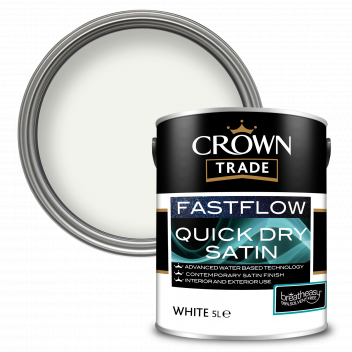 5L Crown Trade Fastflow Satin White
