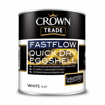 1L Crown Trade Fastflow Eggshell  White