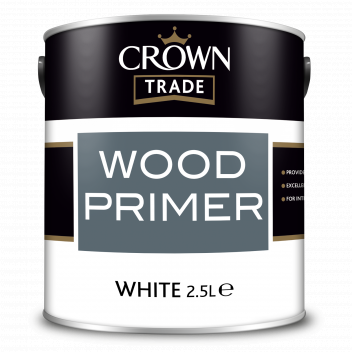 2.5L Crown Trade Wood Primer White