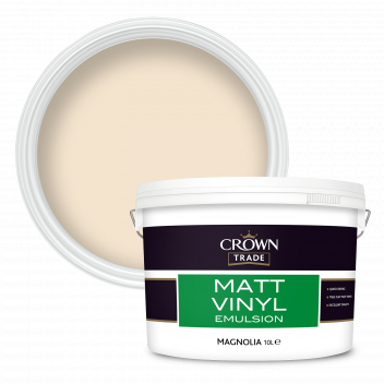 10L Crown Trade Matt Vinyl Magnolia
